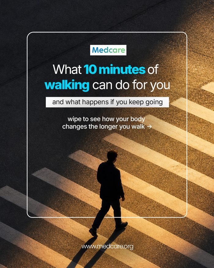 What 10 minutes of walking can do for you